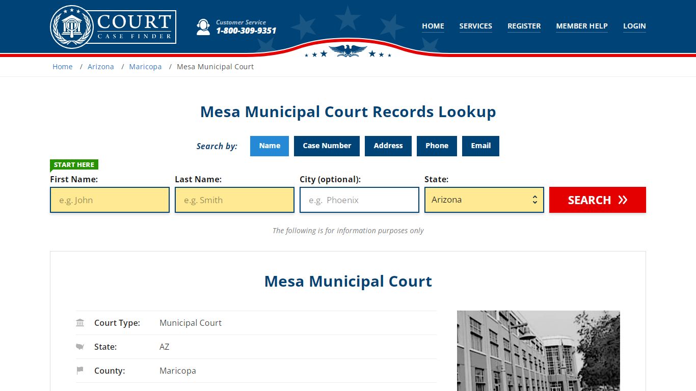 Mesa Municipal Court Records | Mesa, Maricopa County, AZ Court Case Lookup